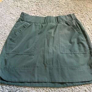 RBX Olive Green Mini Skirt with Front Pockets